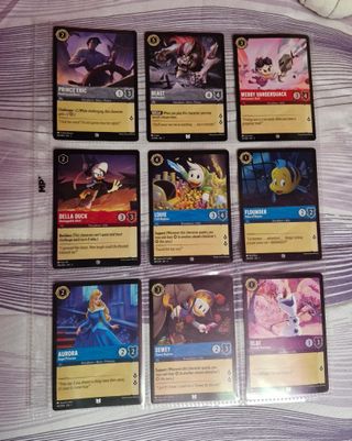Lorcana Disney cartas coleccionables