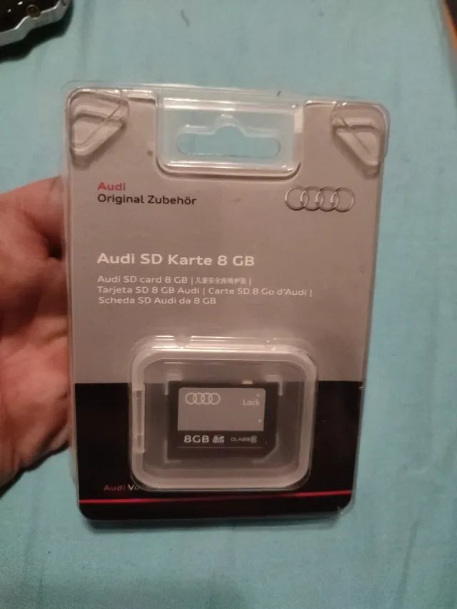 Tarjeta SD Audi 8 GB Original Zubehör