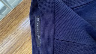 Falda mini Zara tablas azul marino