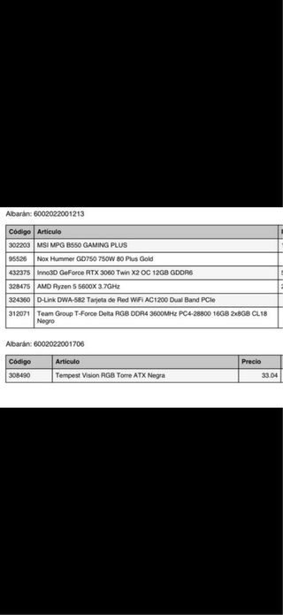 Ordenador Gaming Completo