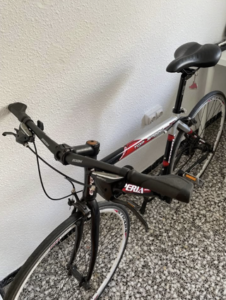 Bicicleta Esperia S100 Negra y Roja