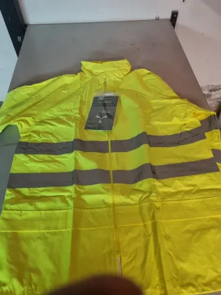 K-Way Giacca  e pantaloni Antivento Verde Fluo Tag