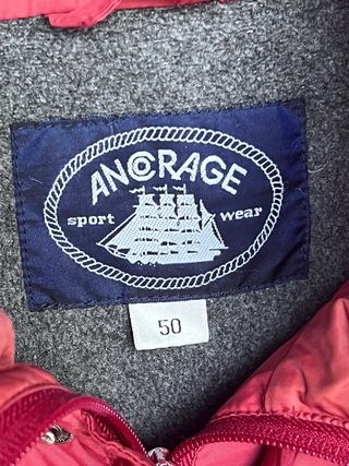 Cazadora vintage Sport roja · Talla 50