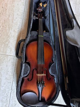 Violín con funda y arco