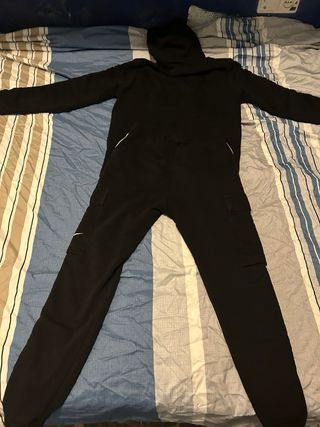 Chándal Nike Negro y Rosa