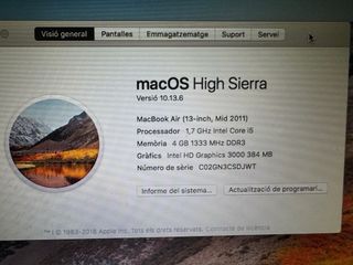 MacBook Air 13 Mid 2011