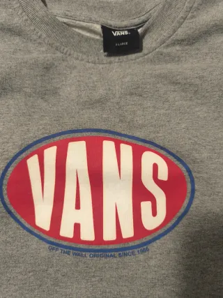 Sudadera Vans Gris Talla XL