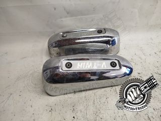 Tapas Cromadas Filtro Aire Hyosung Aquila GV 250