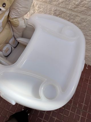 Trona bebé con cojín de oso