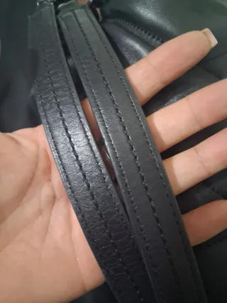 Bolso YSL Negro Piel Acolchado Cadena