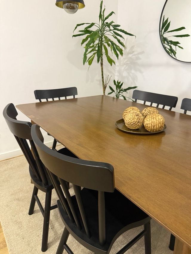 6 Sillas de Comedor Negras NORRARYD - negociable