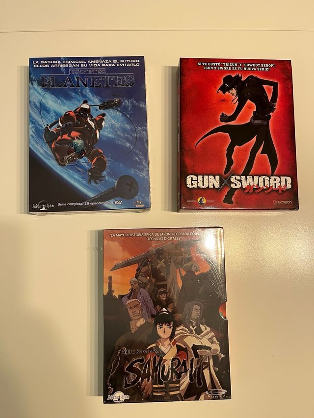Lote 3 Series Anime DVD Nuevas