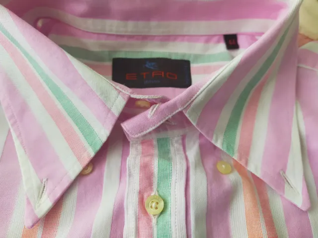 Camicia uomo a maniche lunghe a righe