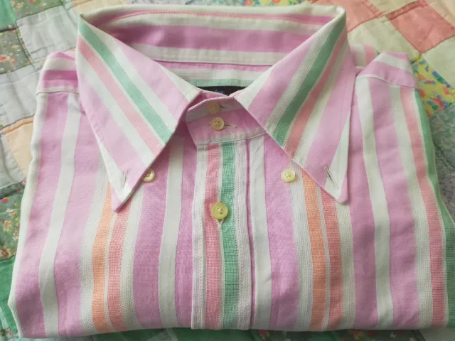 Camicia uomo a maniche lunghe a righe