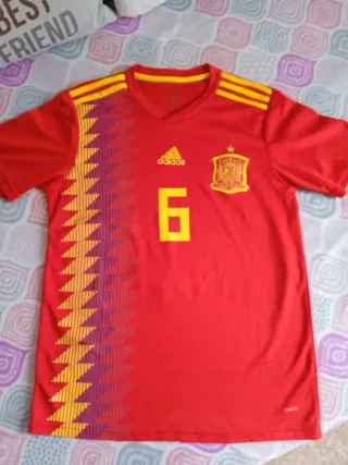 Camiseta España Iniesta