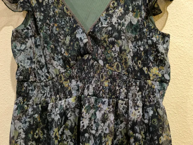 Vestido vintage Fórmula Joven floral corto