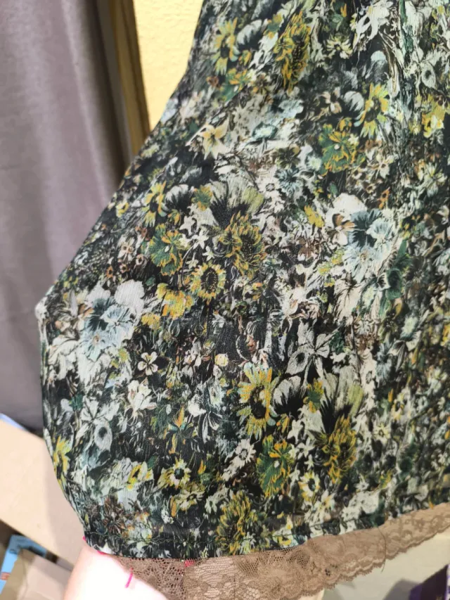 Vestido vintage Fórmula Joven floral corto