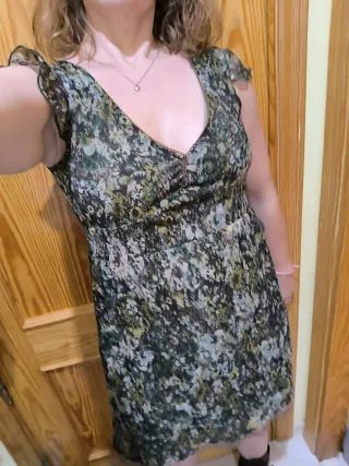 Vestido vintage Fórmula Joven floral corto