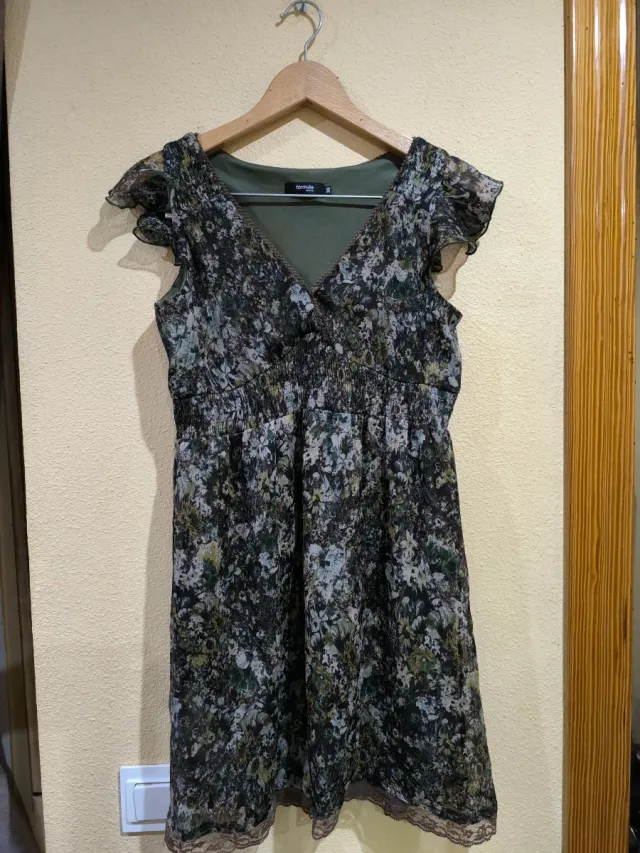 Vestido vintage Fórmula Joven floral corto