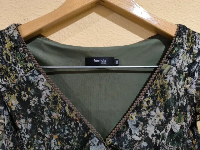 Vestido vintage Fórmula Joven floral corto