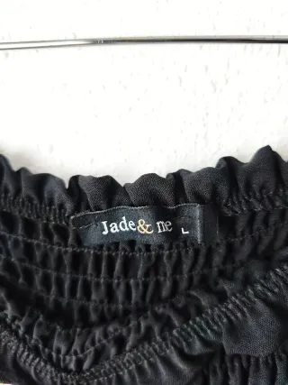 Pantalón Palazzo Mujer Negro Talla Única