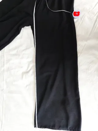 Pantalón Palazzo Mujer Negro Talla Única