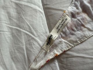 Top Pull&Bear blanco bordado