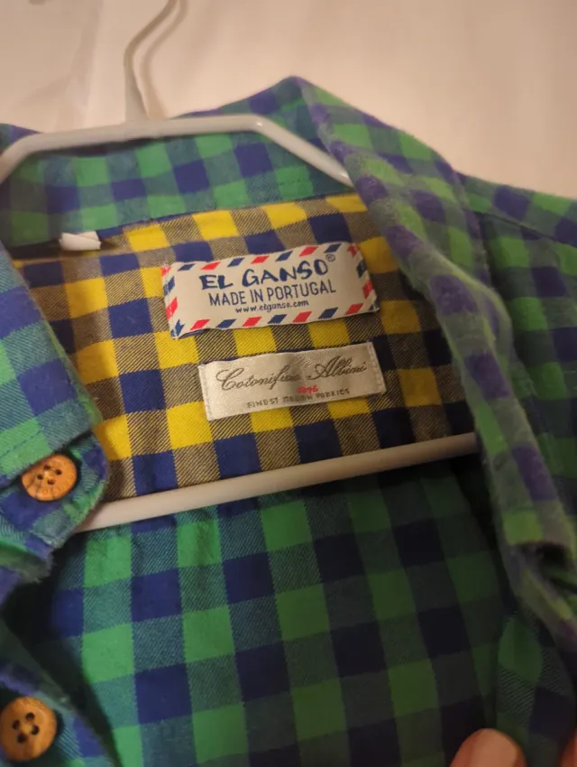 Camisa de cuadros Del Ganso