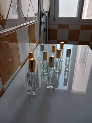 9 Frascos Perfume Recargables Vacíos