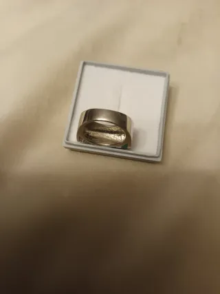 Anillo Plata 925 Rodio Turquesa Diseño