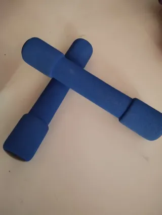 Mancuernas azules