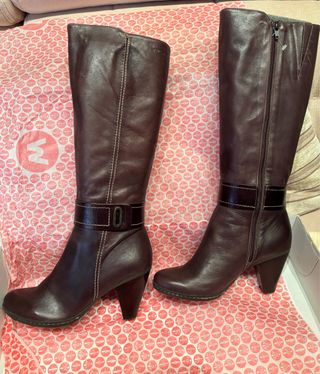 Botas de piel mujer Wonders talla 38