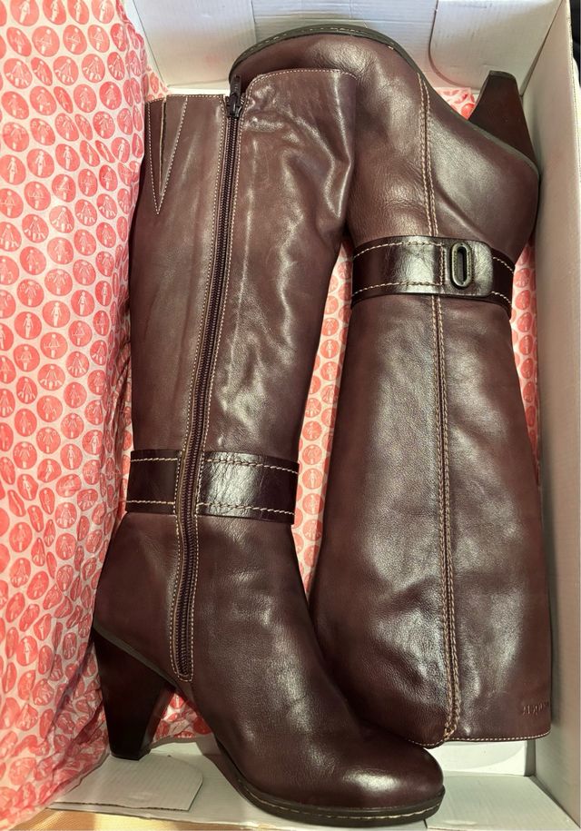 Botas de piel mujer Wonders talla 38