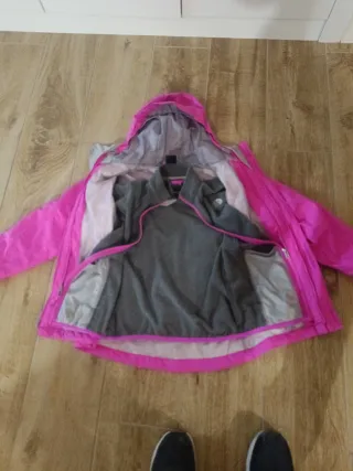 Chubasquero The North Face rosa Talla M