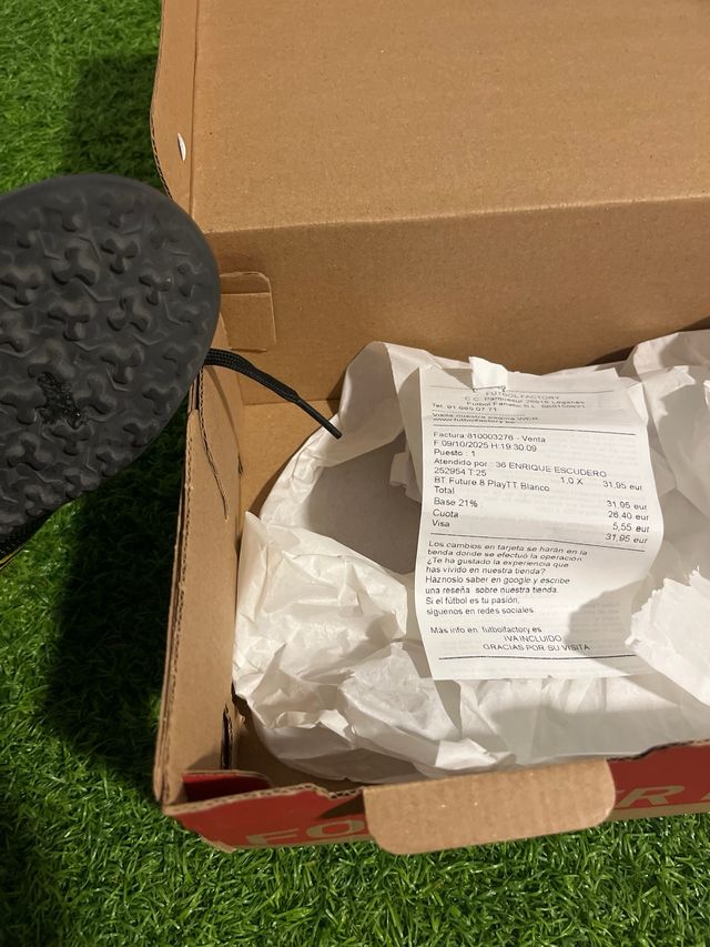 Botas de fútbol Puma Talla 34 niño