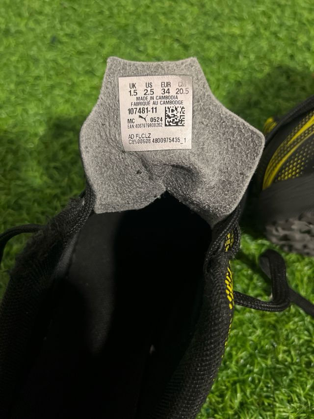 Botas de fútbol Puma Talla 34 niño