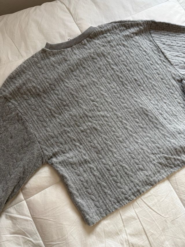 Jersey Zara Gris Talla S