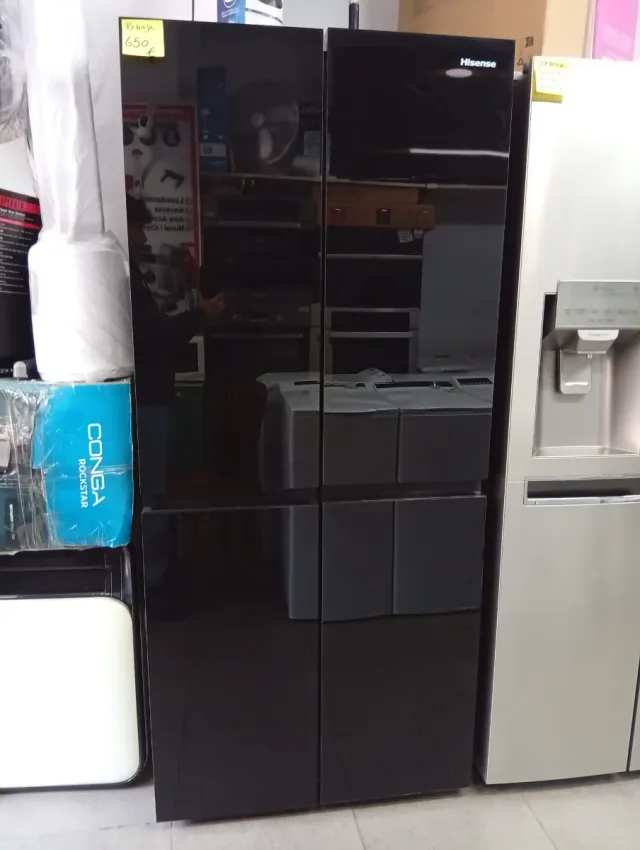 Nevera Americana Hisense Negra