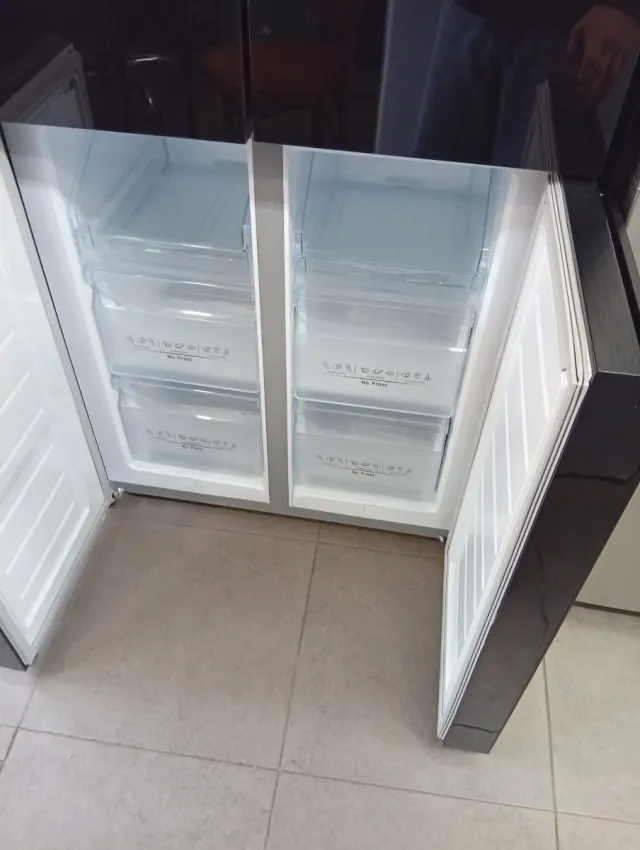 Nevera Americana Hisense Negra