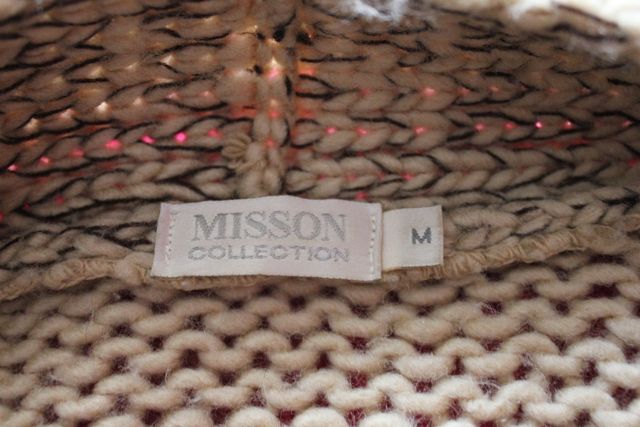 Abrigo de lana Misson patchwork