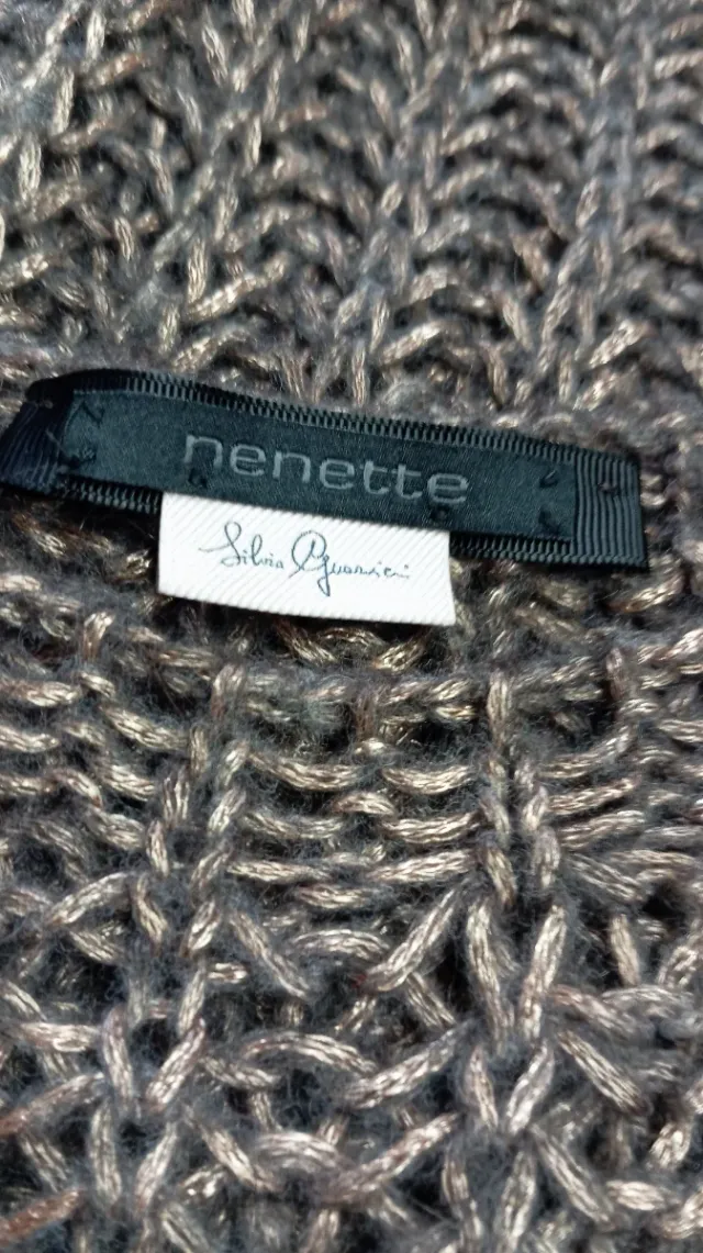 Maglia Nenette Alpaca Lana Oro marrone