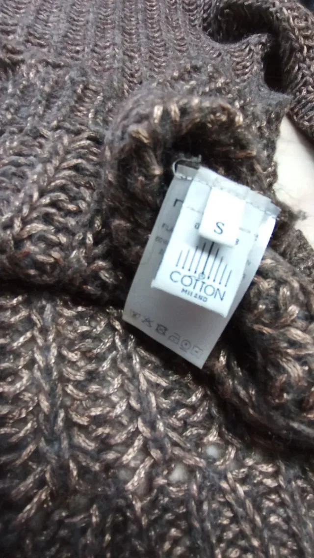 Maglia Nenette Alpaca Lana Oro marrone