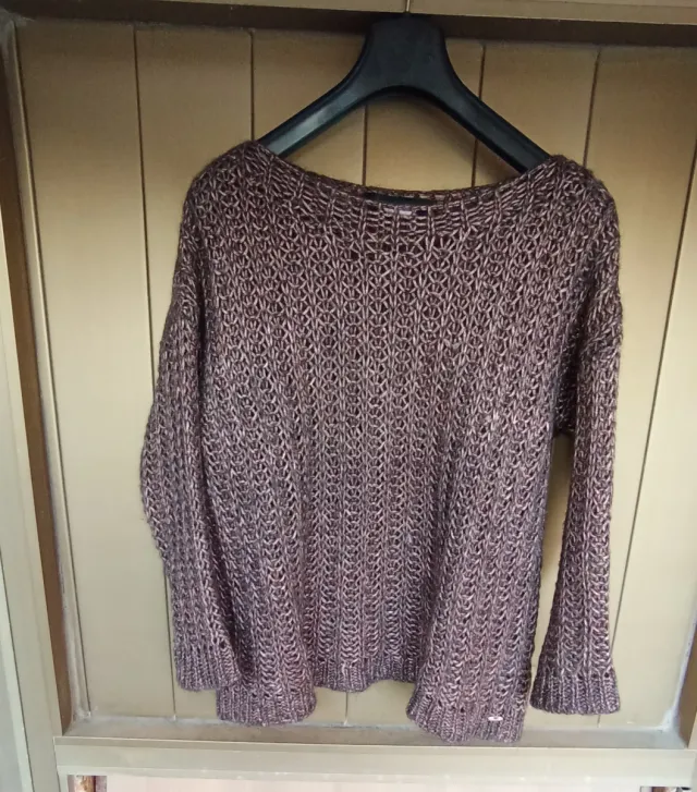 Maglia Nenette Alpaca Lana Oro marrone