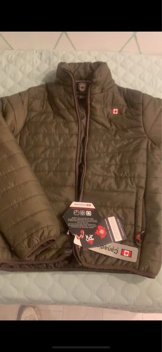 Chaqueta Canadian Peak acolchada verde L