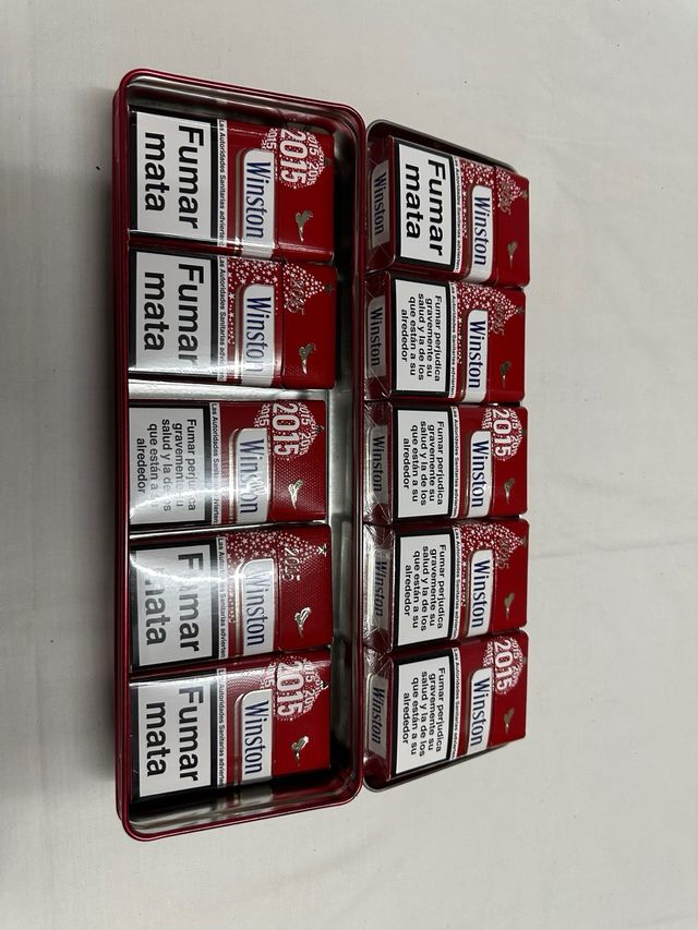 Caja Metálica Winston Vacías Edición Coleccionista