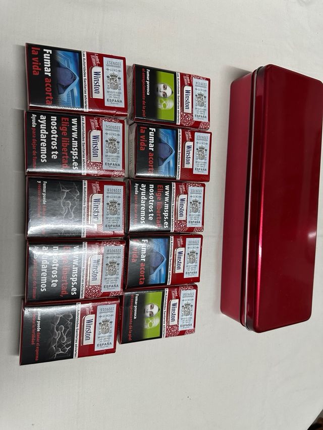 Caja Metálica Winston Vacías Edición Coleccionista