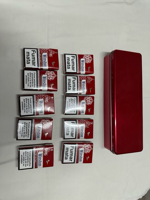 Caja Metálica Winston Vacías Edición Coleccionista