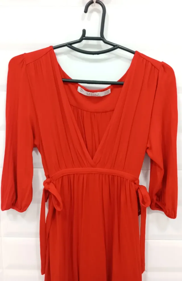 Vestido rojo Zara