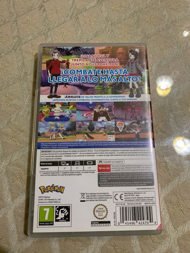 Nintendo Switch Pokémon Espada RPG