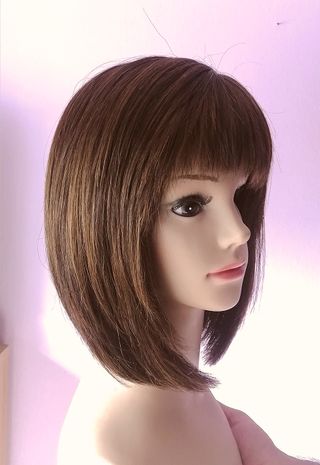 Peluca Oncológica Castaña Bob